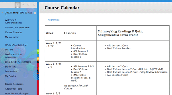 EDS 51 Course Calendar